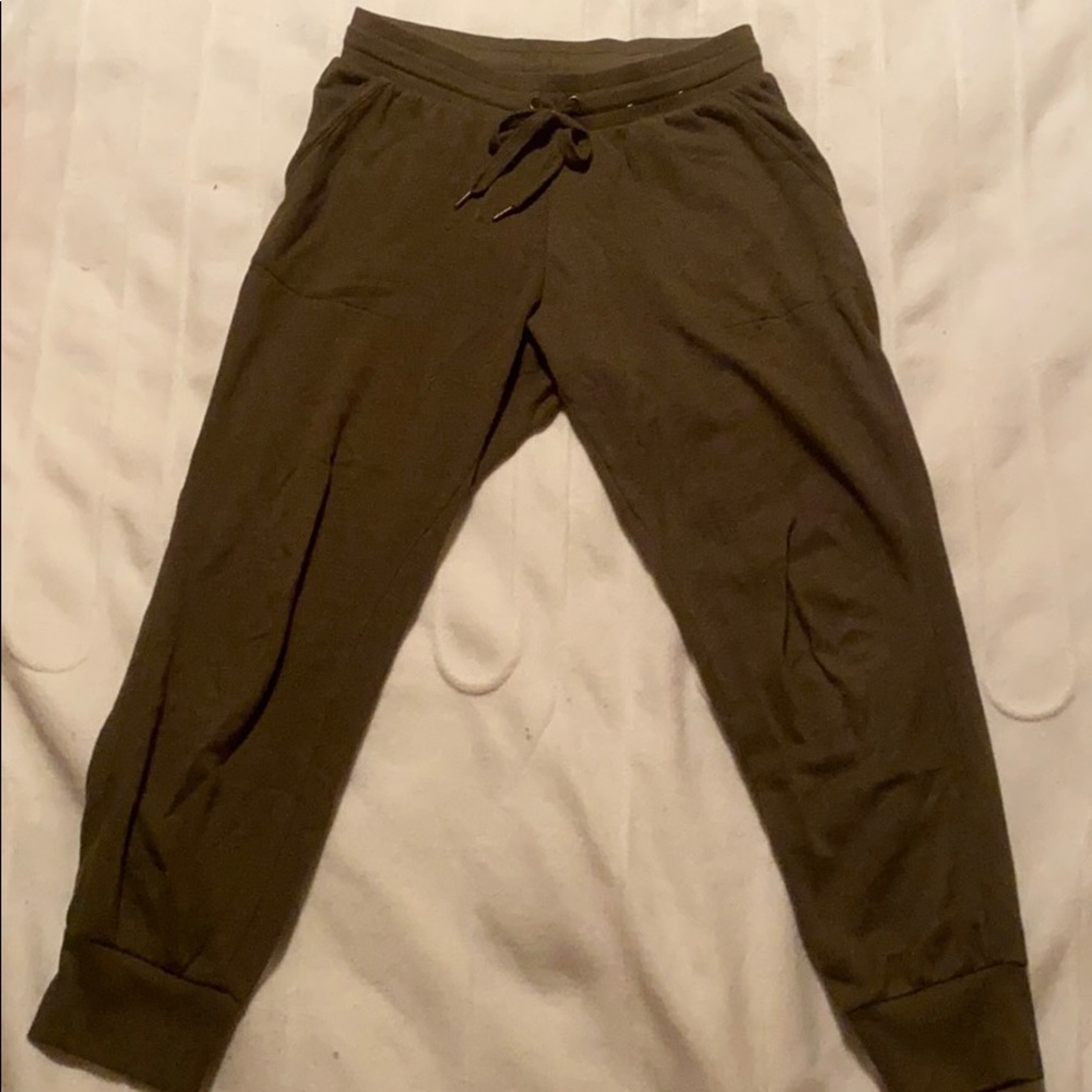 green joggers